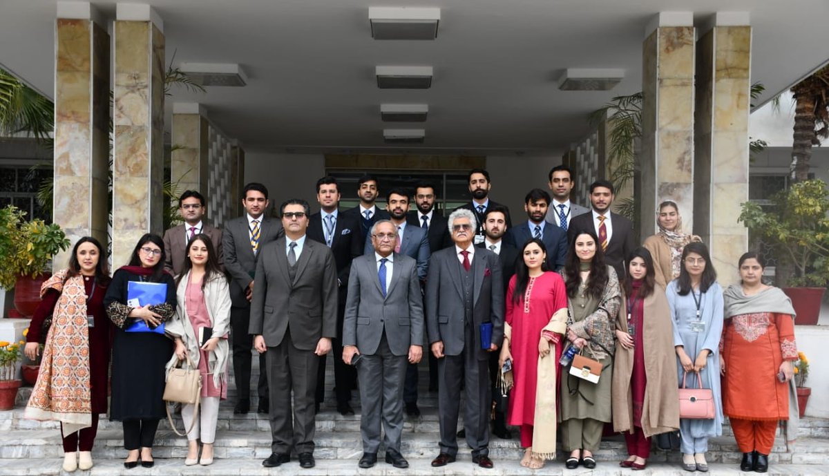 An interactive session of Syndicate of 51st CTP held at FSA, Amb. Retd. Zameer Akram delivered lecture on "Reshaping Foreign Policy of Pakistan...."
