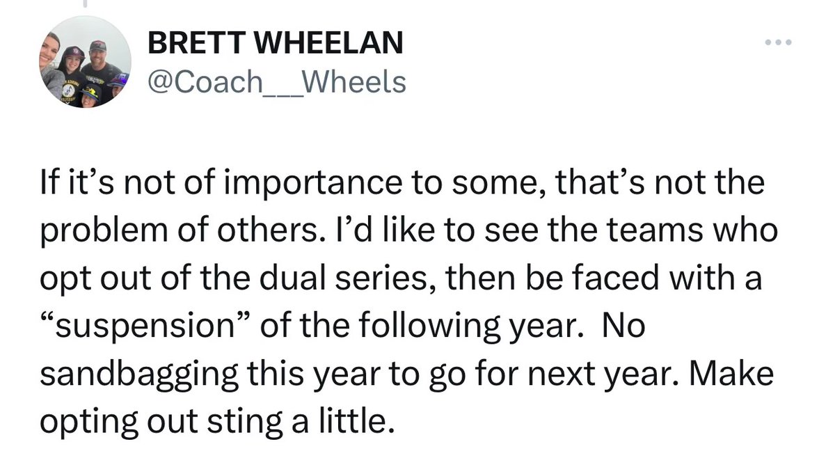 notericwhitcome's tweet photo. What happened to @Coach___Wheels willingness to wrestle &amp; not lay down? @IHSAA you didn’t suspend him for hiding attempted murder while @wsrwrestling - maybe a year suspension for sandbagging your Regional Duals? @tonybrandshawks do you have any insight why they didn’t wrestle? https://t.co/1CGHWiuN3m