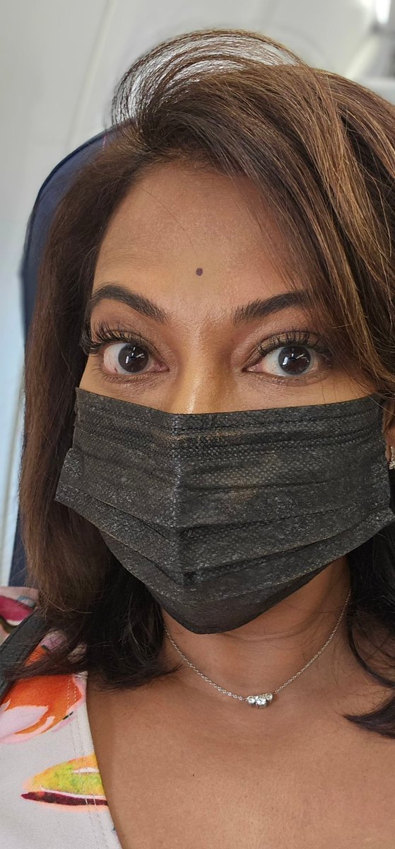 Thanks to the lady who sat next to me on the #SAFAIR  flight from ORT to Cape Town on Friday for sharing your germs.

The lady who was crocheting a doiley? 

All that coughing, sneezing and blowing of your nose ensured that I got your virus.

Lesson learnt.

I'll mask up on