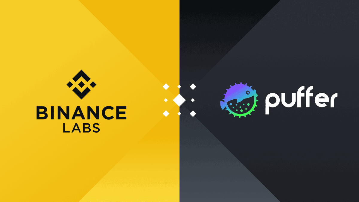 BINANCE LABS INVESTS IN ETHEREUM LIQUID RESTAKING PROTOCOL PUFFER Binance  Labs has invested in Puffer Finance, an Ethereum liquid restaking protocol  developed on EigenLayer. The undisclosed investment will support the  development of