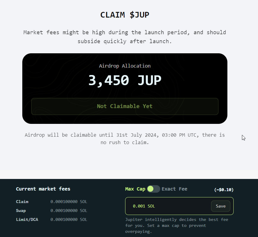 GACryptoO's tweet photo. 📢 $JUP Airdrop Claim Today 8.30 PM IST
➡️ Claim here: https://t.co/Mbx9ZHNpbQ
Initial Circ Supply will be 1.7B
📈Expected Listing Price About 0.5-0.7$
💪Holding JUP would be Great Choice 🚀
Be Ready ✅ #jupcoin #Jupiter @weremeow https://t.co/VcFhc16d85