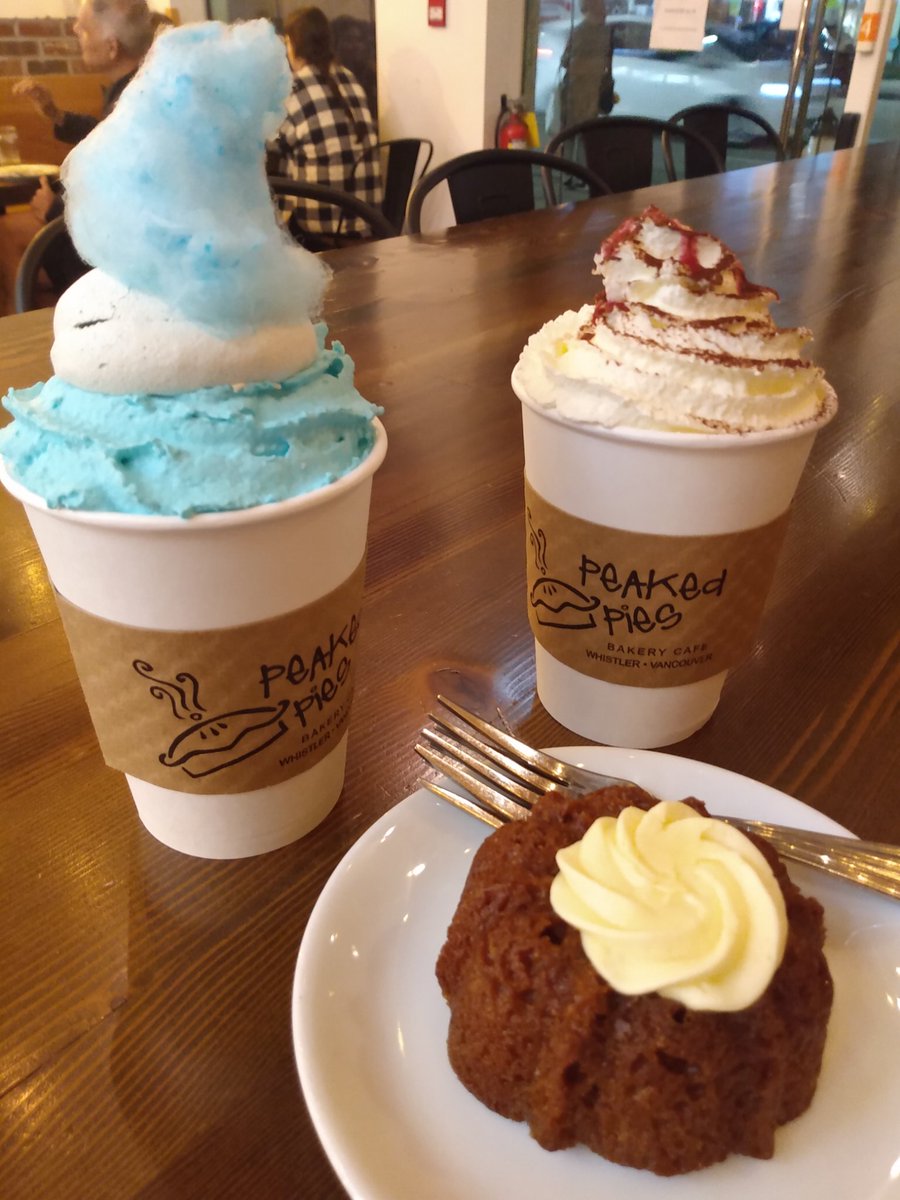 UnicornFork's tweet photo. #hotchocolatefest #Vancouver inspired by (Aussie) Cherry Ripe and (Australian) Priscilla Queen of the Dessert. The people at Peaked Pies apologized for the Cherry Ripe having no cheery with an extra desert. They made our day! Shout out to my Aussie friends! https://t.co/iJfdfz4Bcy