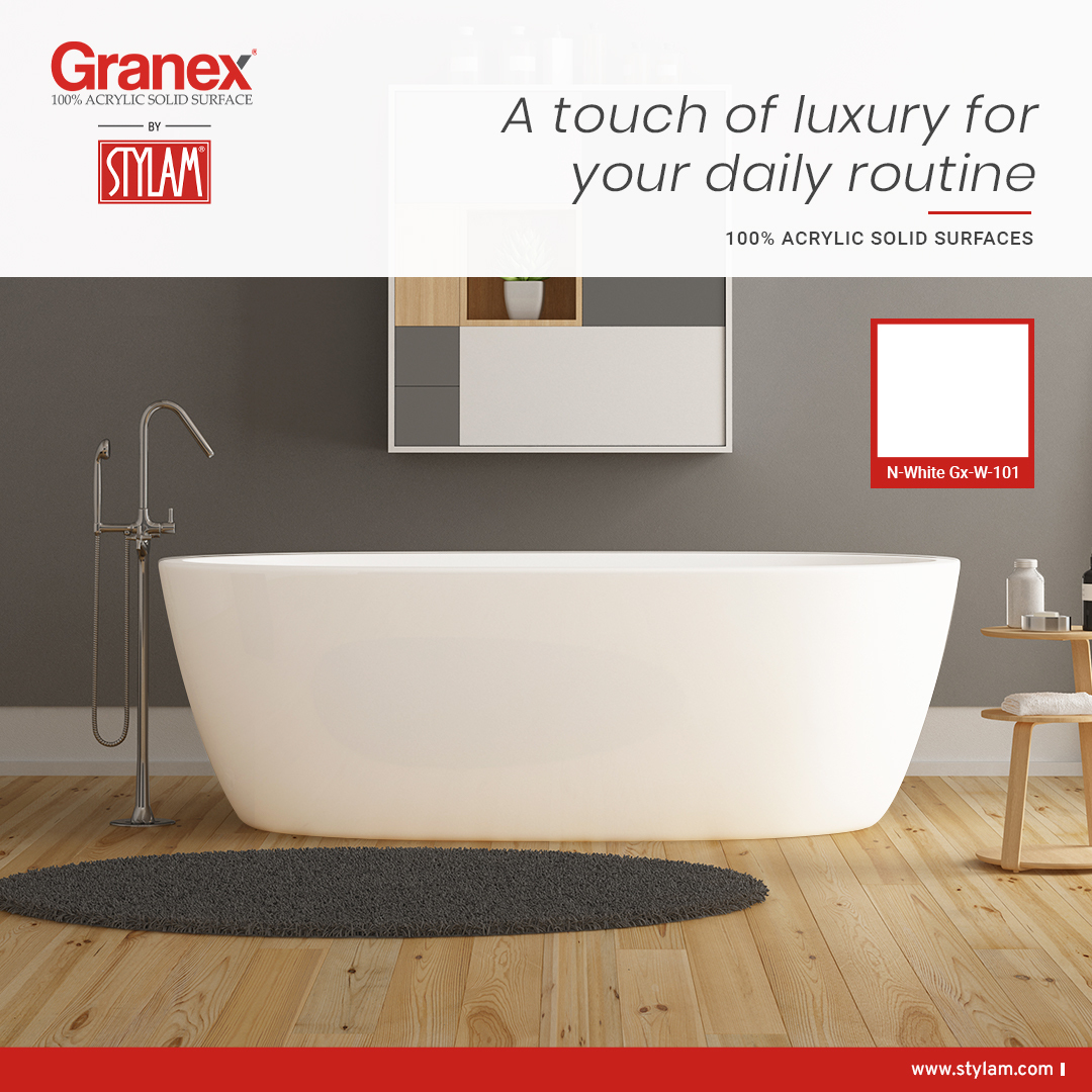 StylamLaminate's tweet photo. Elevate your every day with a touch of luxury #Stylam's Acrylic Solid Surfaces redefine elegance for your daily routine✨
Get more details:
https://t.co/jo660LL8OV
#stylam #stylamlaminates #Granex #SolidSurface #ArtistryInDesign #LuxuryLiving #EleganceRedefined #granex https://t.co/RHytdFAGlH