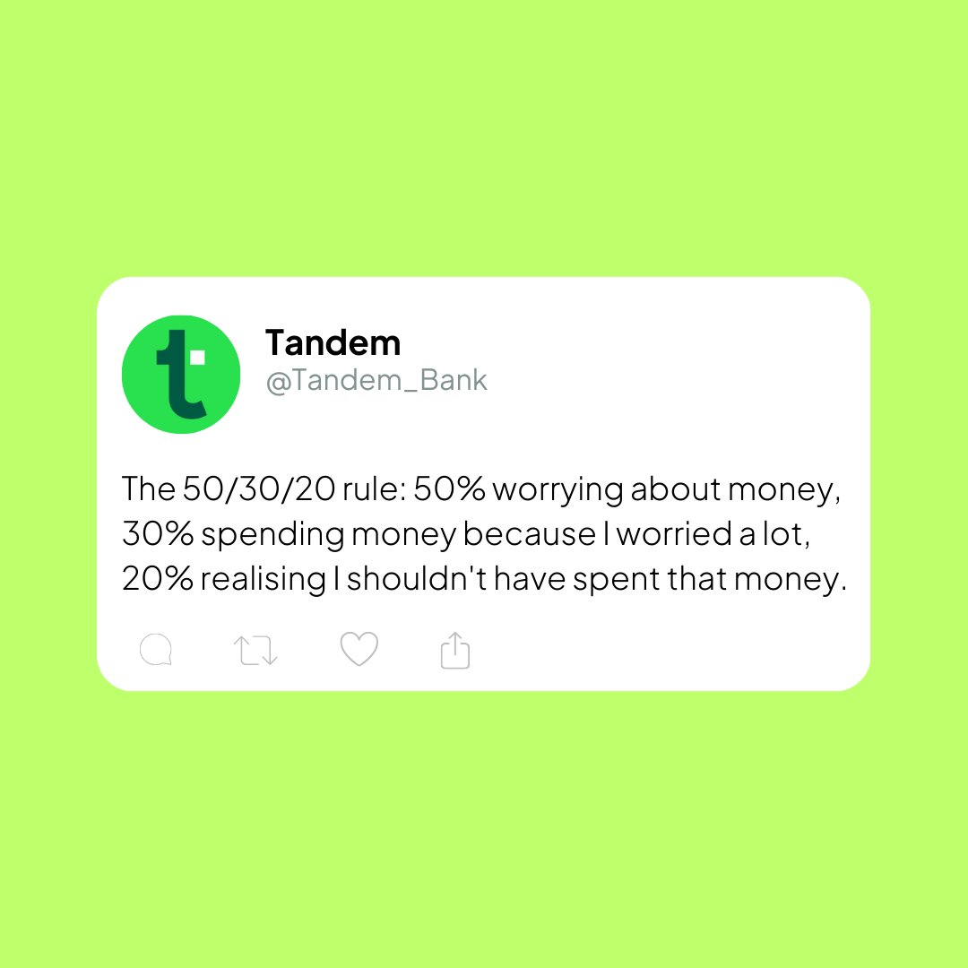 Is this not more accurate?? 👀 #Adulting #TandemBank #Financetips