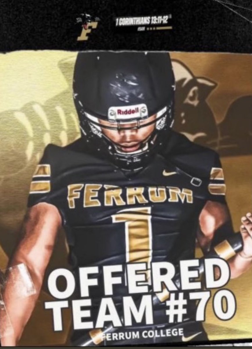 WattersLance's tweet photo. I’m blessed to have received my third offer from Ferrum University. @coach_J_Santi @coach_ksherman @MarvB43 @donnelllbrown https://t.co/FsTUjUqtbQ