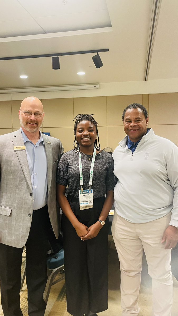 OOlayemiTurf's tweet photo. I'm having an amazing time at the GCSAA conference. The first frame has me with Mike and Craig and the second frame has Kevin at the president's reception party

Looking forward to tomorrow’s event. Very nice people and cool stuff out here. https://t.co/kYY8rTYKB0