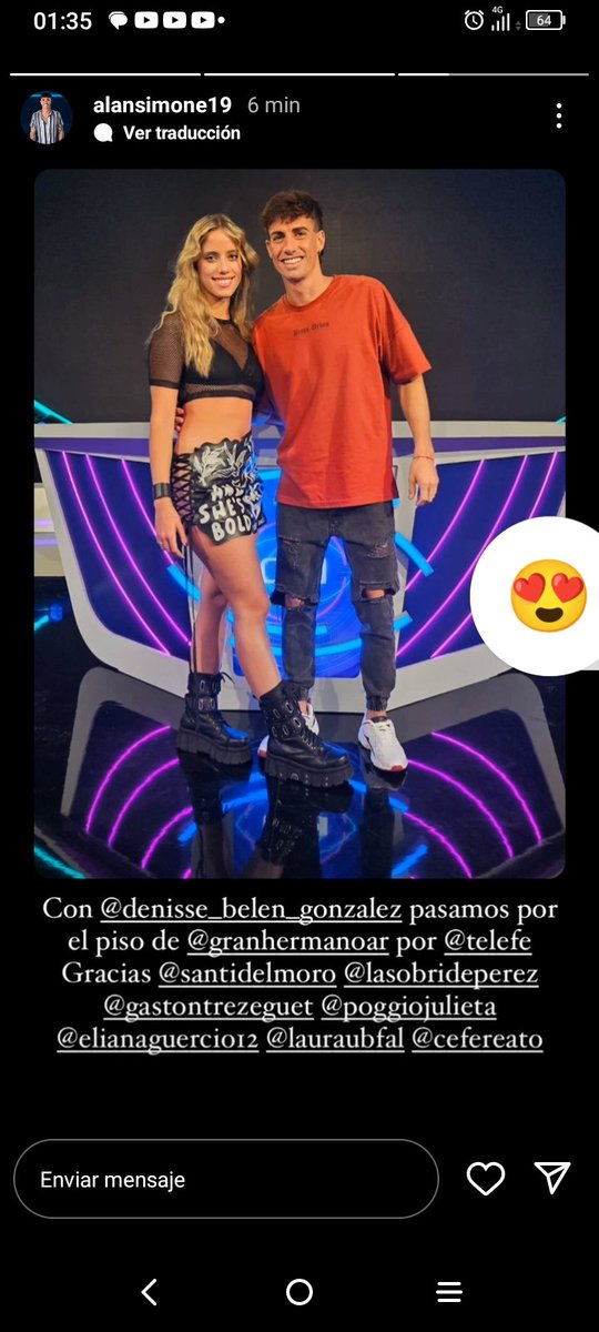 Bxau_r's tweet photo. Cuando descubrís que se puede arrobar en ig #GranHermano #alangh https://t.co/U6FHoS30wy