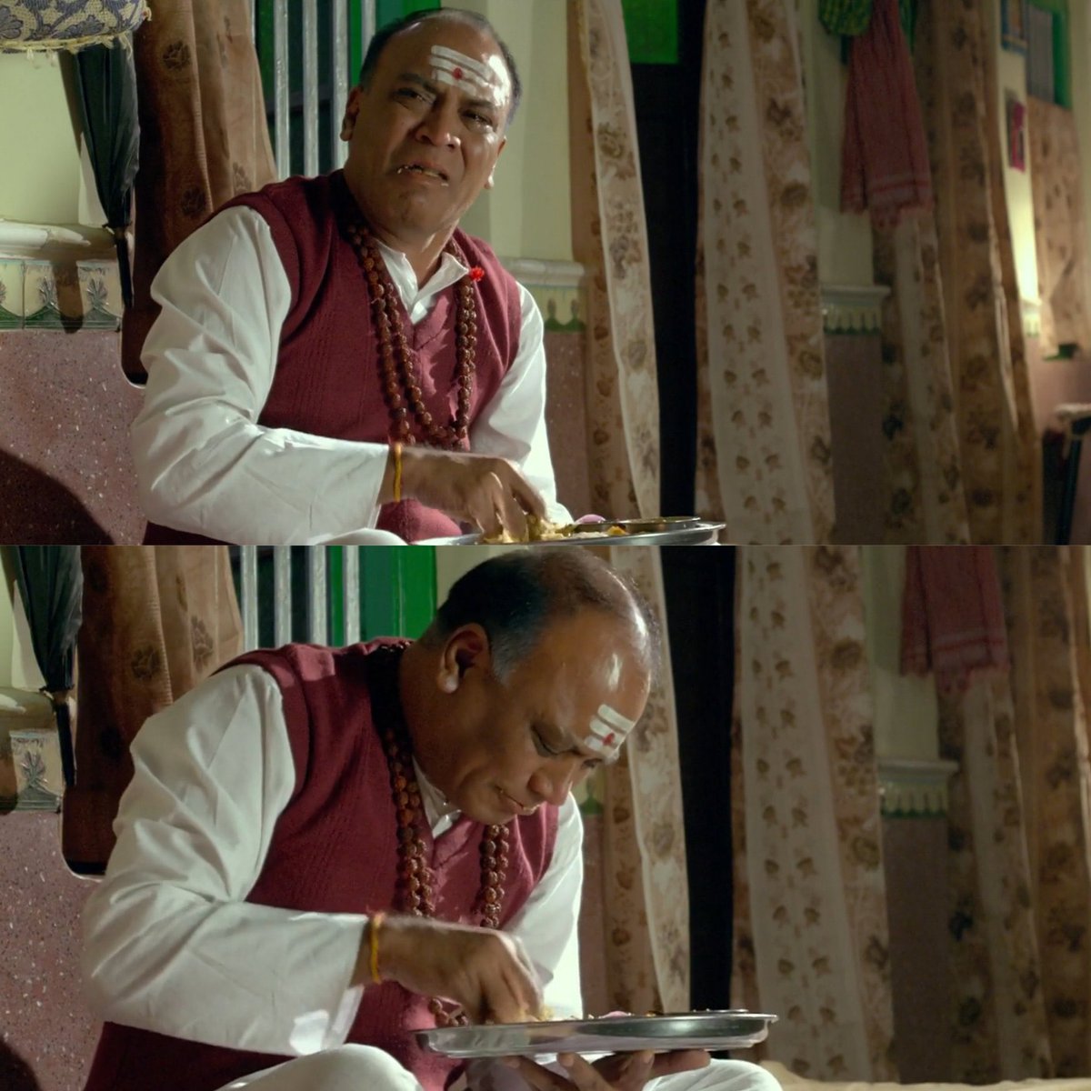 GauravJoshan's tweet photo. Narayana Murthy watching the crowd around munnawar faruqui that too on monday🫣🫣 #MunnawarFaruqi #BiggBos17 #narayanamurthy https://t.co/C8fzWFLPHs