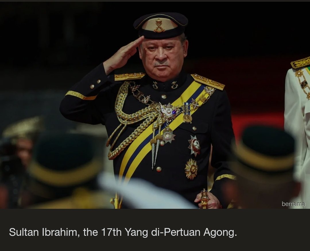 ravindiren's tweet photo. His Majesty Sultan Ibrahim King of Malaysia. #AgongKita https://t.co/Oc0oL5tpty