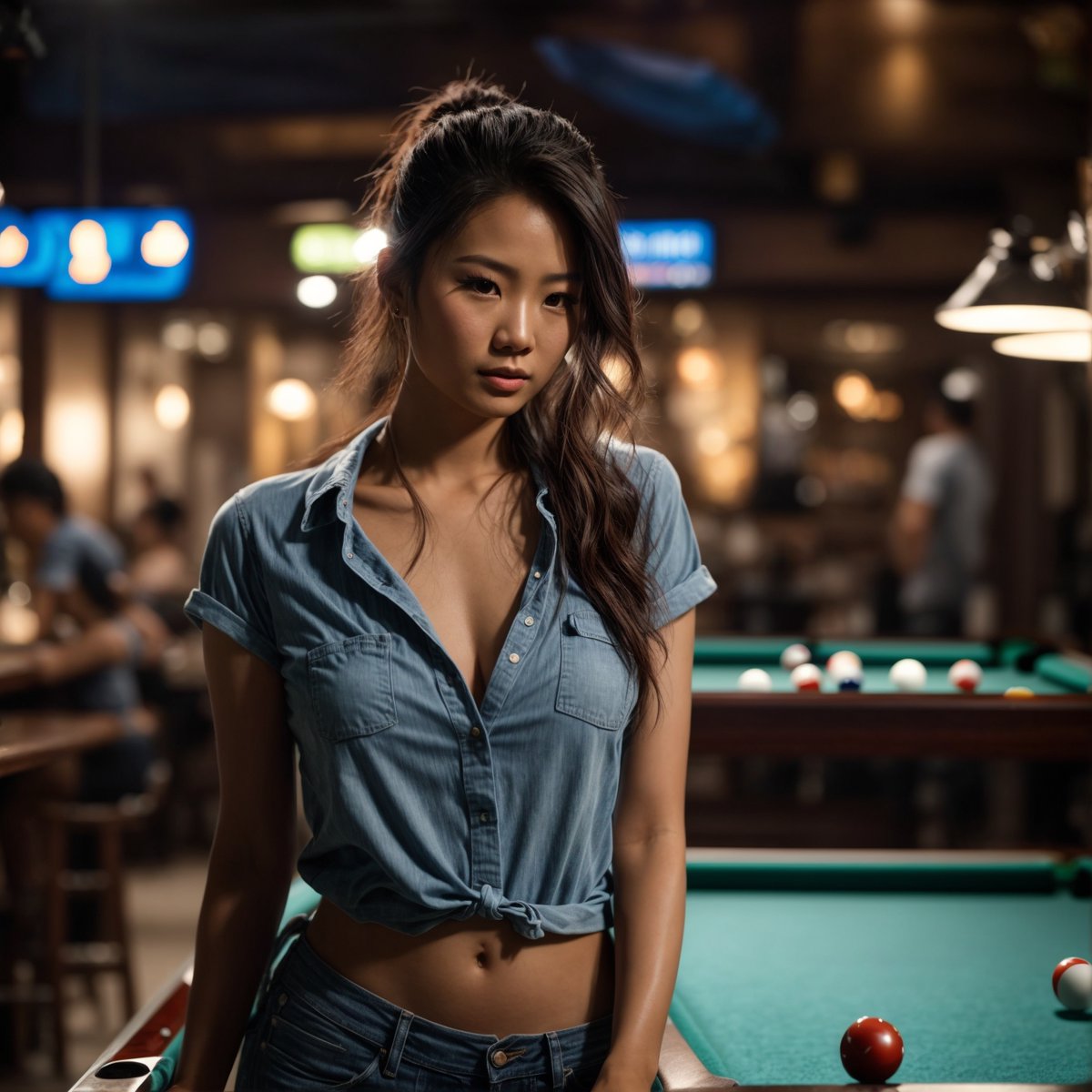 AnongYourThaiGF's tweet image. Pool night with friends: Where the rules are loose, and the laughter is constant. 

Hustlin' in good company! 🎱🌟😂 

#FriendshipHustle #PoolNightLaughs #CueTheFun"