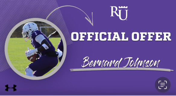 BJohnsonIII1's tweet photo. After a great conversation and a zoom call I’m blessed to receive a Offer from @RockfordUFB @Coach_cal_cal @coachFortson35 @AlcovyFBRecruit https://t.co/i1edEkxsLK