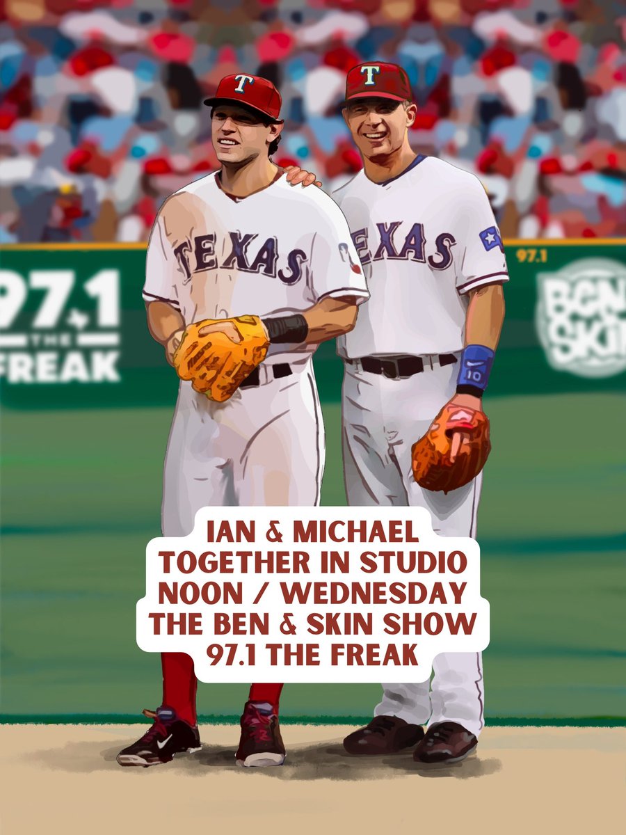 Ben Rogers (@benrogers) on Twitter photo Noon Wednesday on <a href="/971TheFreak/">97.1 The Freak</a>. Do us a favor and hit the like button here so more Rangers fans see this. Noon Wednesday on <a href="/971TheFreak/">97.1 The Freak</a>. Do us a favor and hit the like button here so more Rangers fans see this.