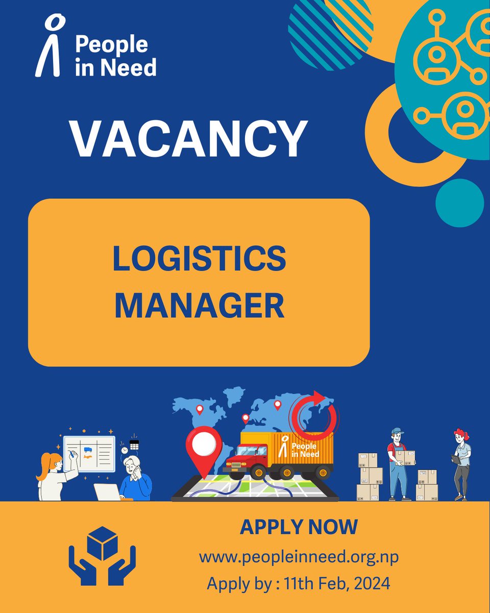 Exciting opportunity to join our organization. 
We are looking for HR Manager and Logistics Manager. 

Apply here: nepal.peopleinneed.net/en/get-involved

Don't miss our this exciting #opportunity to be part of #PeopleInNeed