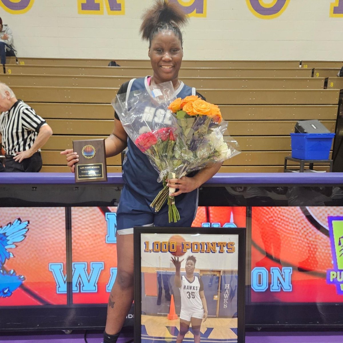 Congratulations to Milwaukee School of Languages senior Norriah Broomfield who hit the 1,000 point milestone recently! #PGE4Life #TheFuturePlaysHere