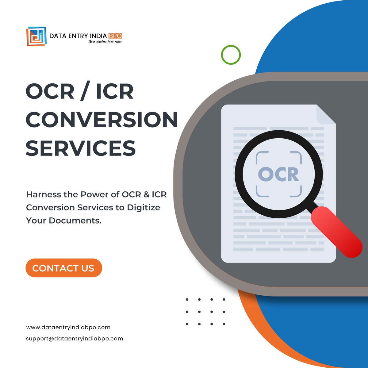 DataEntryBPO's tweet image. Effortlessly transform scanned text into digital intelligence, enhancing your decision-making with smart precision.

Read more: dataentryindiabpo.com/outsourcing-oc…

Email us: support@dataentryindiabpo.com

#ocrconversion #icrconversion #dataconversion #BPOservices #business