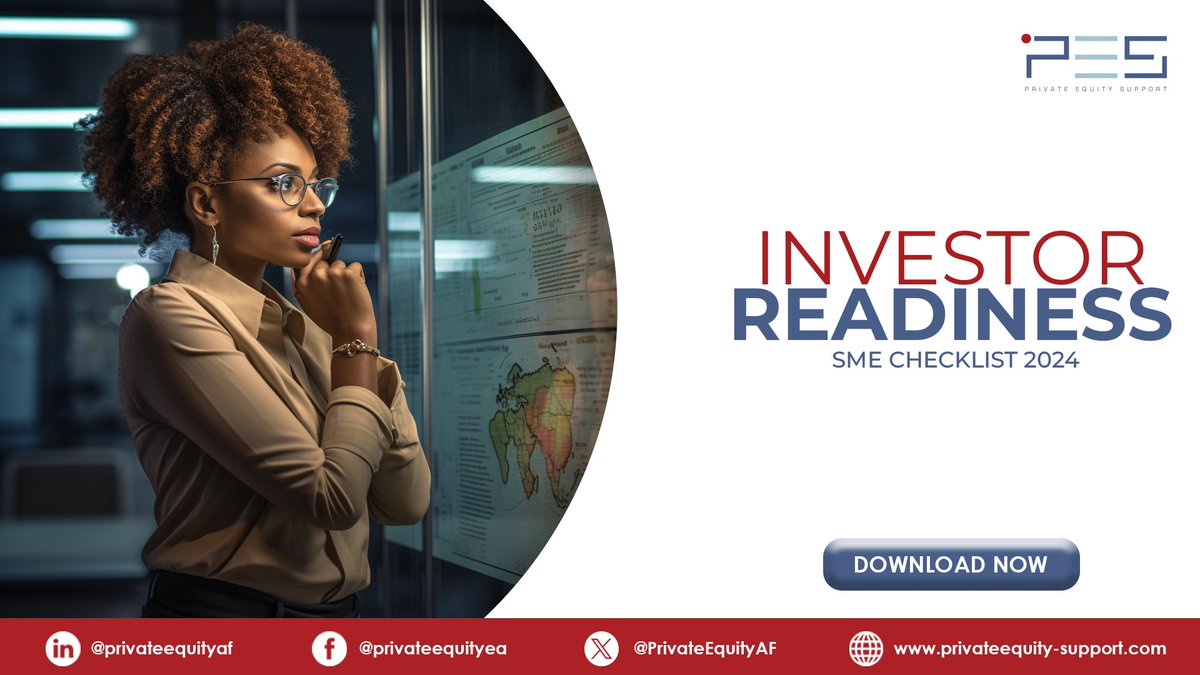 Investor readiness is the secret sauce to securing funding for your SME

At PES, we specialize in transforming SMEs into investor-ready powerhouses. 

Download our exclusive 2024 Investor Readiness Checklist now  at  bit.ly/49jtAYx

#GrowWithPES
#InvestorReadiness
