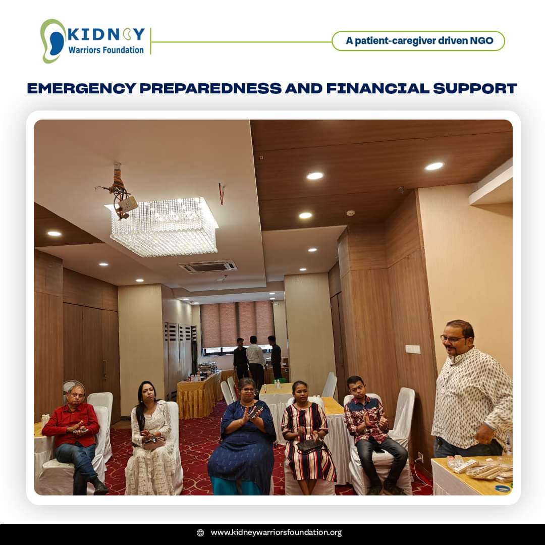 #DialysisWarriors Group discussed areas of assistance needed. It boiled down to crisis management for emergency #hospitalisation and deposits prior to admission.

#patients unique stories were helpful.

#DialysisSupport
#KidneyHealth