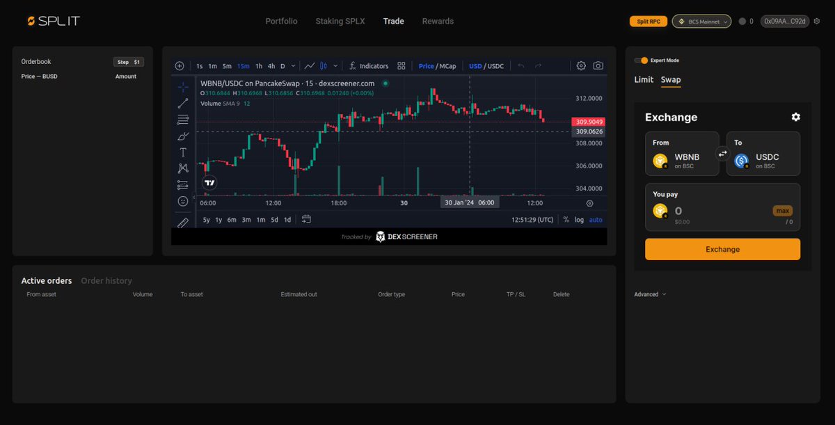 Splitex_app's tweet image. Our devs are cooking something special for you. 
Thanks to @dexscreener for the excellent charts. 🔥

Are you ready to get the most out of your DEX trading?🤑