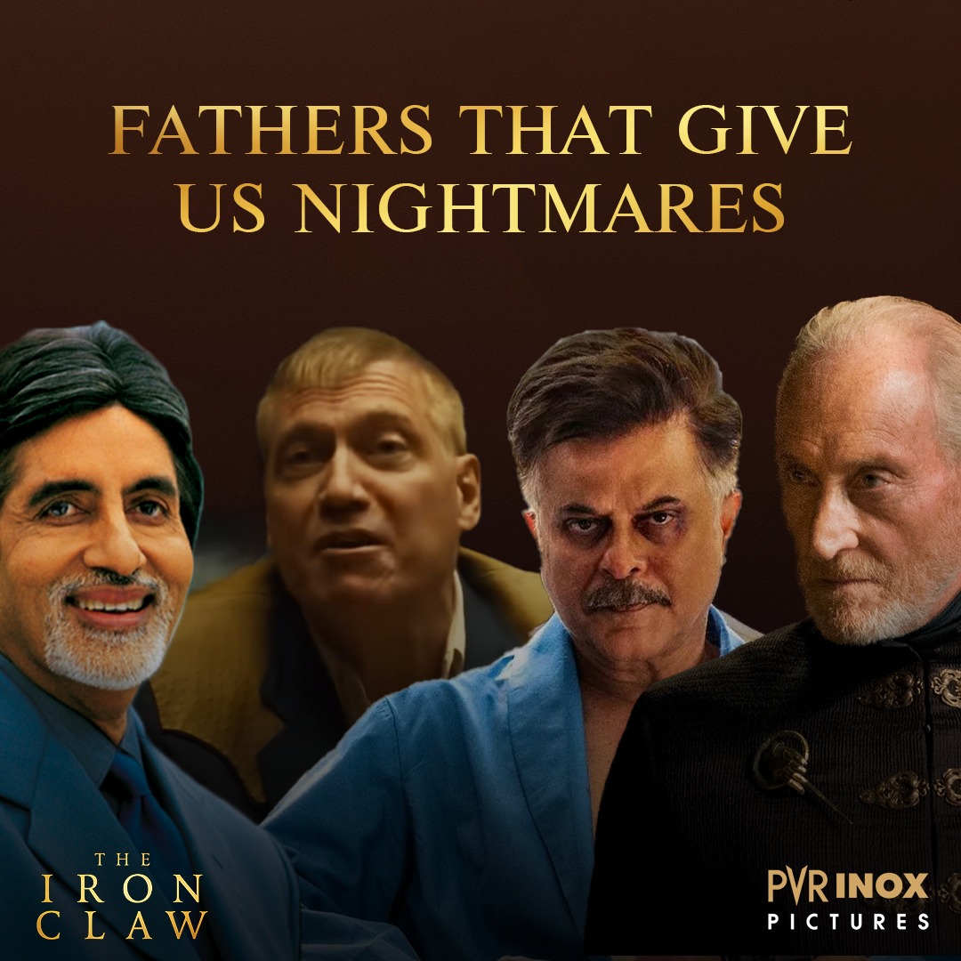 PicturesPVR's tweet photo. Dads that make us run to our moms every time we see them on screen! 🏃🏻😥
Releasing in cinemas on Feb 9!
.
.
.
#TheIronClaw #HoltMcCallany #BalbirSingh #Animal #K3G #GameOfThrones #TywinLannister #GOTMemes #PVRINOXPictures https://t.co/y6EwJr6bT9