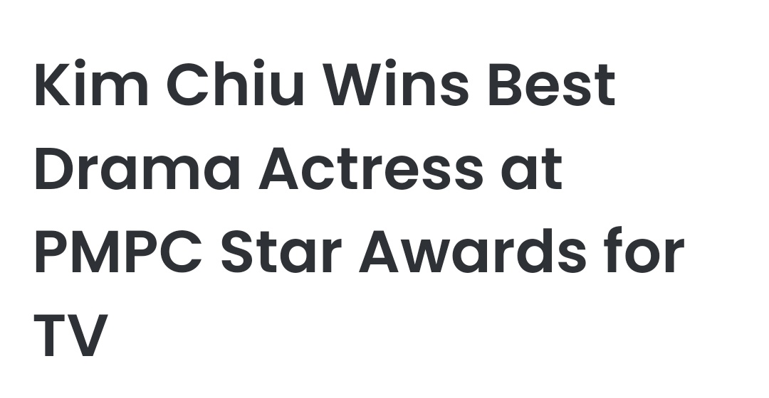 KimPauloFan's tweet photo. Kim Chiu already won a Best Drama Actress Award from PMPC years ago, contrary to what others are saying that there's none yet.
MERON NA PO.
#LinlangAksidente
#KimPau https://t.co/RMjZlxJdf4