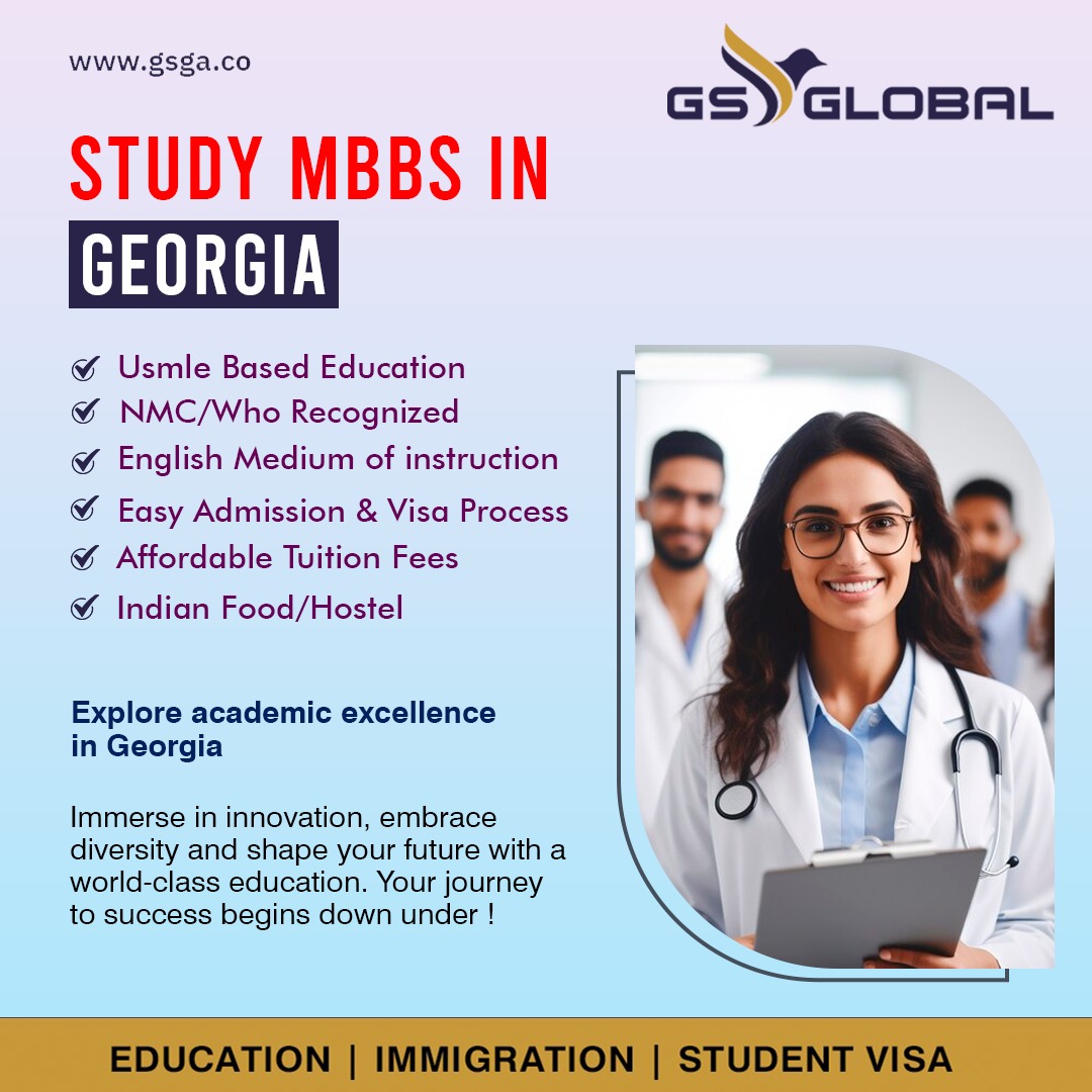 GSGlobalacademy's tweet photo. Embark on your medical journey with GS Global Academy! Study MBBS in Georgia and explore boundless opportunities for academic excellence and global exposure.
#GSGlobalAcademy #CareerElevation
#SOP #ResumePreparation
#gsglobalacademy #StudyInUSA
#cocahing #GlobalAcademy https://t.co/bazGVT7Rix