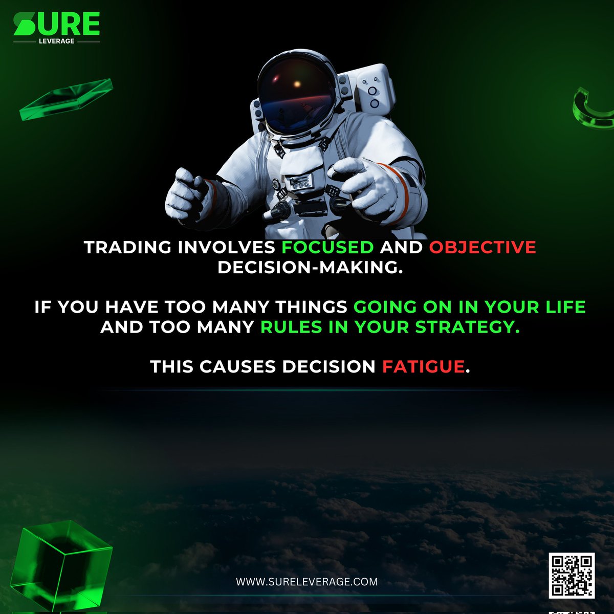 Trading success demands focus and clear decision-making. Avoid decision fatigue by simplifying your strategy and life. Quality over quantity is key. 📈 

#TradingWisdom #DecisionMaking #FocusOnSuccess #sureleverage