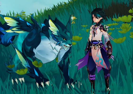 1888BADWINE's tweet photo. congrats to xiao on getting a fursona https://t.co/kCFpibkpEO
