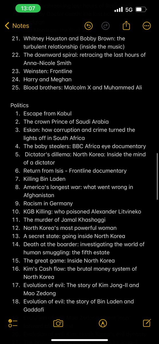 ThatVendaGirl's tweet photo. It took some time to compile the list as I had to group them 😂 but here we go. I've watched all of these but I'm sure I have forgotten some or don't remember where I watched them so I couldn't go back to look. Feel free to share more doccies under this thread.
1of2 https://t.co/bM99SSij30