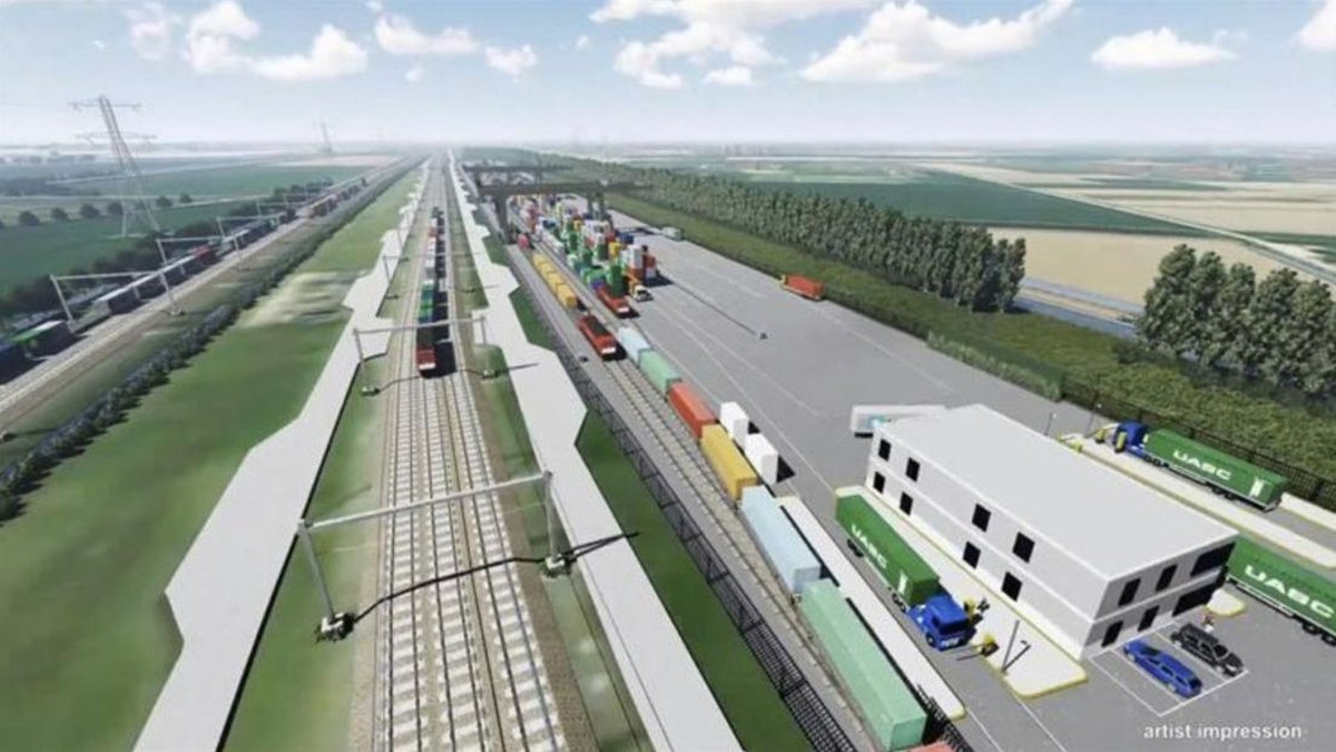 OmroepGLD's tweet image. Ook politiek redt miljoenenproject niet: Railterminal van de baan ogld.nl/3eq8