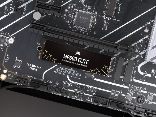 cowcotland's tweet photo. #CORSAIR annonce son #SSD Gen 4.0 #MP600 ELITE à destination des PC et des PS5 https://t.co/Qx29KmlIvY https://t.co/JwTaRt0uF9