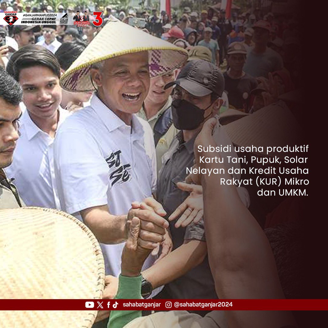 Tujuan utama dari KTP Sakti adalah mengurangi birokrasi dan menyederhanakan proses untuk memperoleh bantuan dari pemerintah.

#SahabatGanjar #GanjarPranowo #Ganjar #GenerasiGotongRoyong #GanjarPresiden #GanjarUntukSemua #GanjarMahfud2024 #SatSet #PastiLebihBaik #SatSetLebihBaik