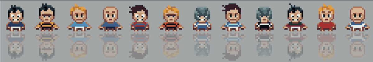530AMGames's tweet photo. Things have been hectic lately with so much improvement!
While some #GUI is shown in our next post, let's show some more #pixelart with the complete Spanish #rugby league shirts! https://t.co/ARjfOiYzmC