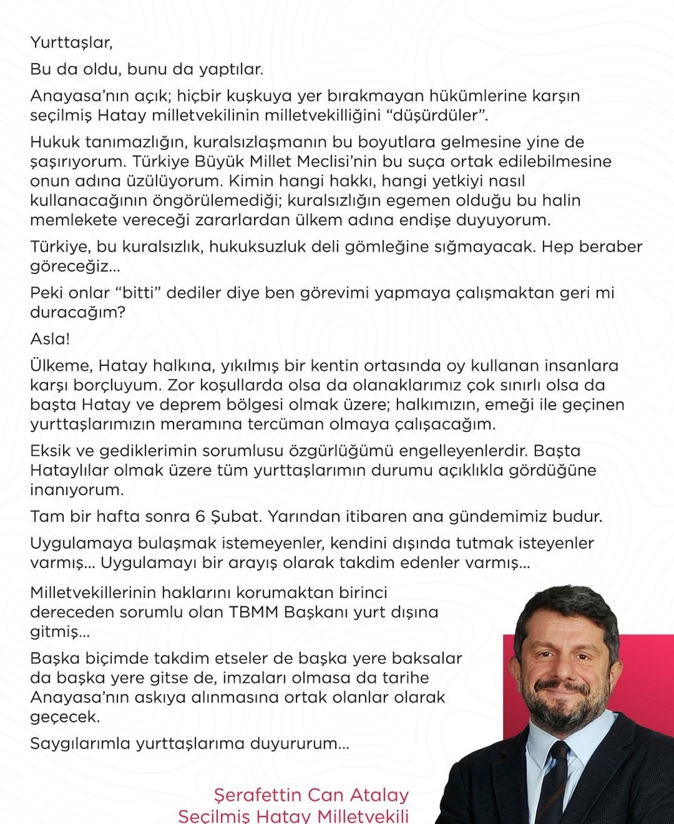 #darbeoldu #canatalay 'BekirBozdağ' Anayasayı'ı delmek demek devlet olmaktan çıkmak demektir. Türkiye Erdoğan kabilesine hoş geldiniz, biz artık onun marabalarıyız.😡başaramadık 
Can, bizi affet.