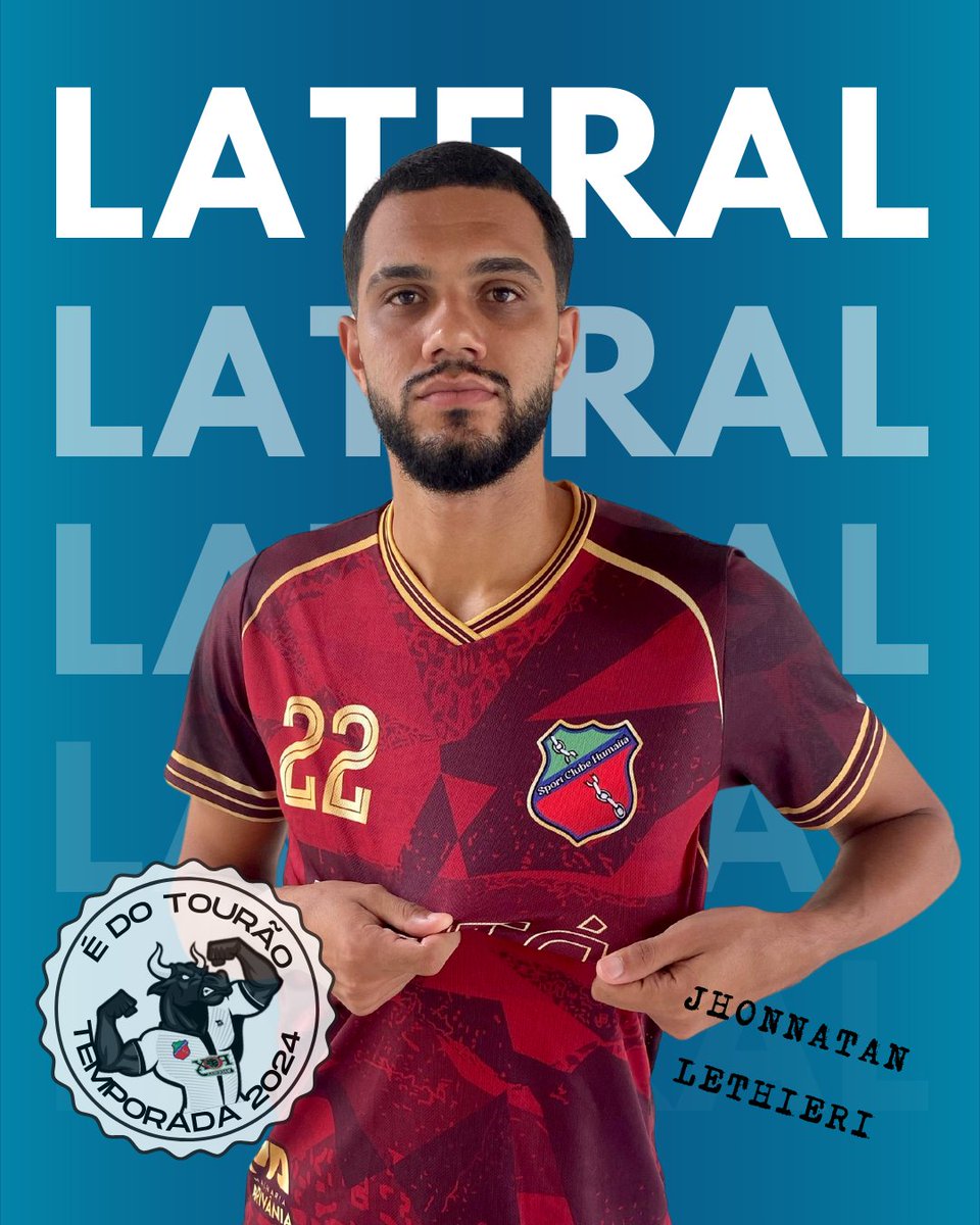 CONTRATO ASSINADO! 📝🇬🇲

O lateral direito Jhonnatan Lethieri é o novo reforço do Sport Clube Humaitá para a temporada 2024

O Tourão de Porto Acre vai pro 3º ano seguido de “calendário cheio”: Campeonato Acreano, Copa do Brasil, Copa Verde e Brasileirão Série D
#DalheTourão 🐂🇬🇲