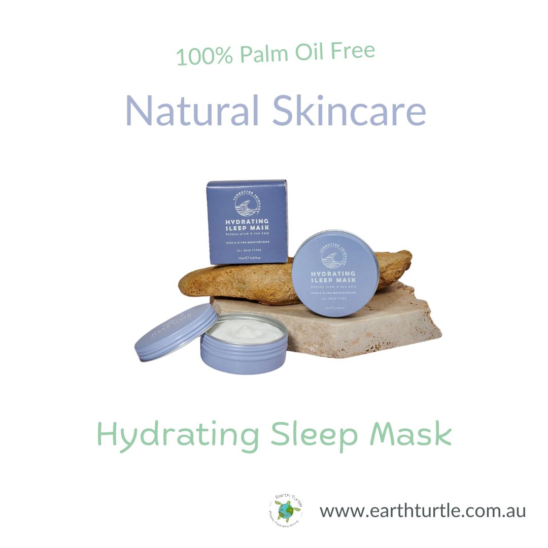 SunButter Hydrating Sleep Mask ✨

Lovingly made with Kakadu Plum, Aloe Vera and Sea Kelp to  nourish cells, reversing the effects of free radicals whilst flooding your skin with moisture.

👩🏻 Perfect for all skin types.

#EarthTurtle #sunbutterskincare #cairns #palmoilfree