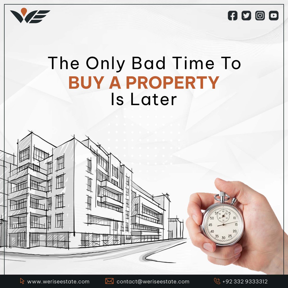 WeRiseEstate's tweet photo. The longer you wait to buy property, the more expensive it may become. 
Book it now!
📞+92 332 933 3312
🌐 𝐖𝐞𝐛𝐬𝐢𝐭𝐞: https://t.co/96rbTbN0wE
.
.
.
.
.
.
.
#WeRiseEstate #realestate #propertyt #prices #propertyforsale #pakistan #propertysearch #forsale #islamabad #realtor https://t.co/bRXoB2aEfP