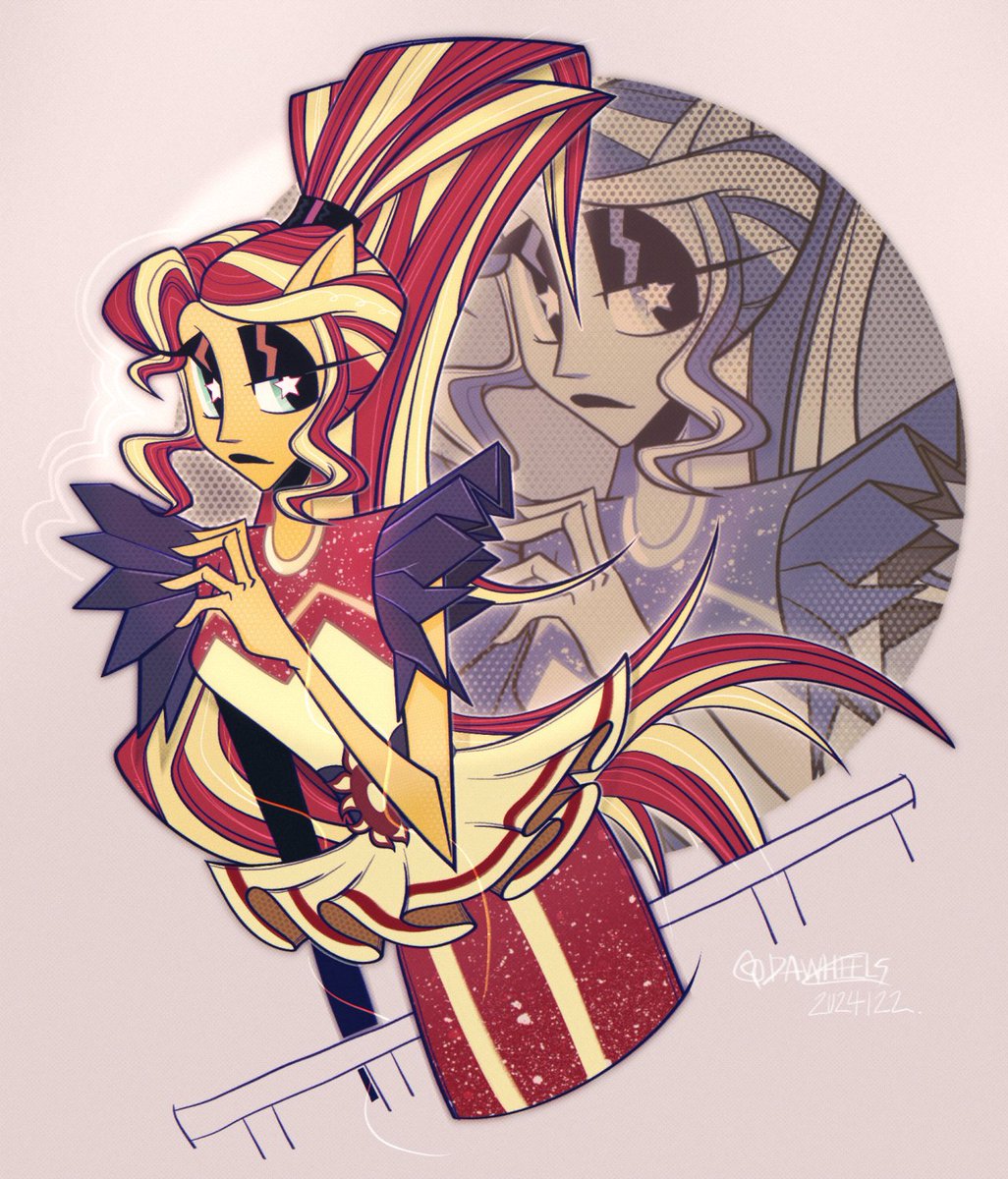 DAwheels_W's tweet photo. #illustration #MLP #eqg #starlightglimmer #sunsetshimmer #TrixieLulamoon #AdagioDazzle #fanart 😘😘😘😘 https://t.co/oy27CCR46i