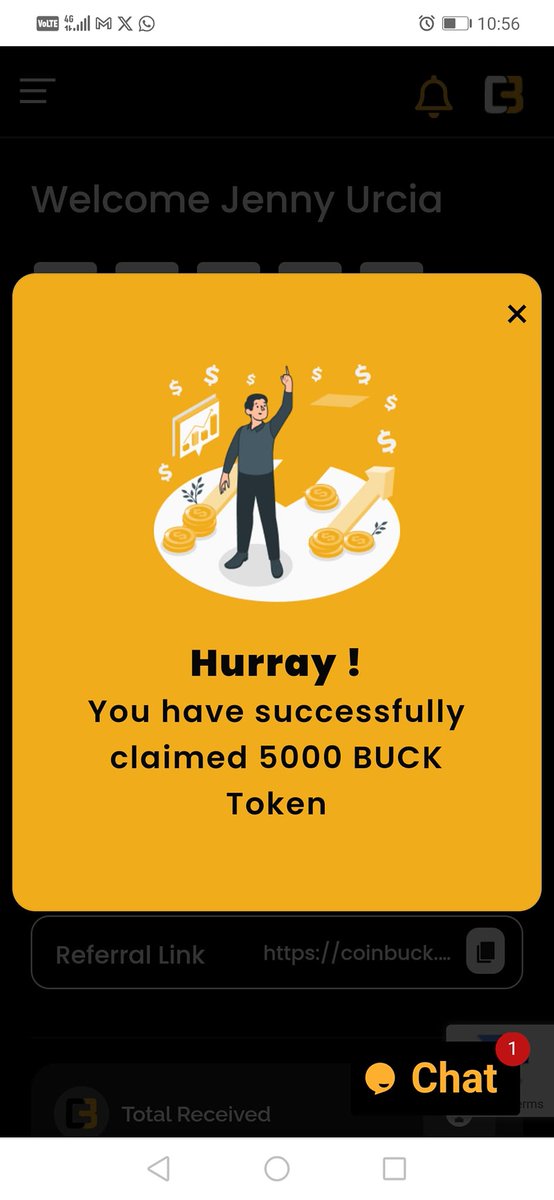 jamila_go's tweet photo. COINBUCK AIRDROP, JOIN BEFORE IT ENDS. 
Supply: 10 B
👇
https://t.co/oFApskPfCz
Grab your referral links in your Coinbuck backoffice. Every free referral to this $10 million AIRDROP GIVEAWAY.
You can collect 2000 FREE BUCK Tokens
1000  Level 1
700   Level 2
300  Tokens Level 3 https://t.co/04Y1rD0Tdb