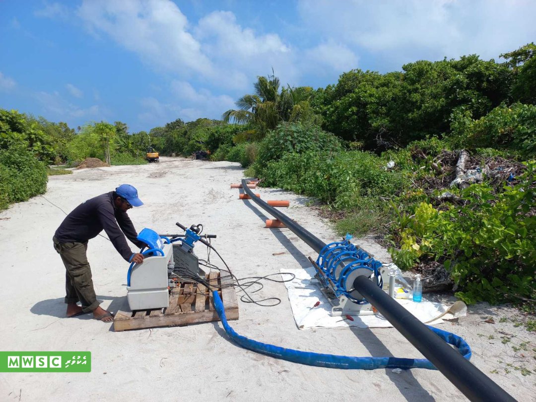 MWSC_Official's tweet image. N. Maafaru Water and Sewerage Project: Over 95% of the overall project has been completed. Currently sea outfall works are in progress.   
   
#MWSCProjects #MWSCAsaasee