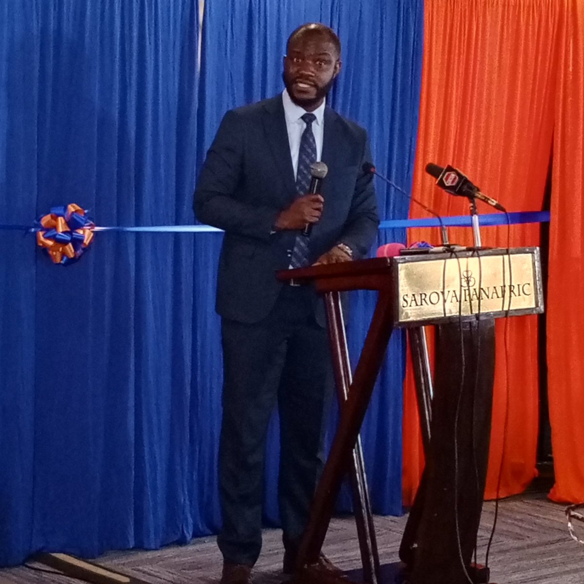 CSAK Chairperson, Martin Juma, takes the stage to kick off the historic launch! He shares insights on CSAK's vision and the crucial role it plays in prioritizing child safeguarding. Follow for live updates!  #CSAKLaunch #ChildSafeguarding