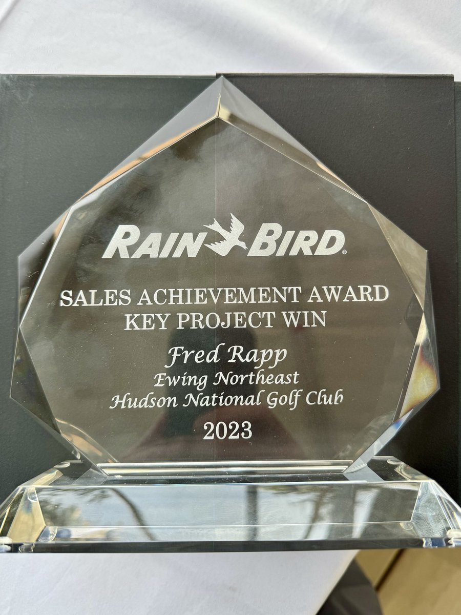 Fred Rapp (@wfrapp) on Twitter photo I need to thank <a href="/HNGreens1/">Brett Scales</a> and <a href="/LeyCompany/">Brian Ley/ George Ley Company</a> for making me look good to <a href="/RainBirdGolf/">RainBirdGolf</a> on this wonderful project. The <a href="/EwingOutdoor/">Ewing Outdoor Supply</a> win here is proof that relationships still matter in our industry. We are thrilled to have been a part of your success. I need to thank <a href="/HNGreens1/">Brett Scales</a> and <a href="/LeyCompany/">Brian Ley/ George Ley Company</a> for making me look good to <a href="/RainBirdGolf/">RainBirdGolf</a> on this wonderful project. The <a href="/EwingOutdoor/">Ewing Outdoor Supply</a> win here is proof that relationships still matter in our industry. We are thrilled to have been a part of your success.