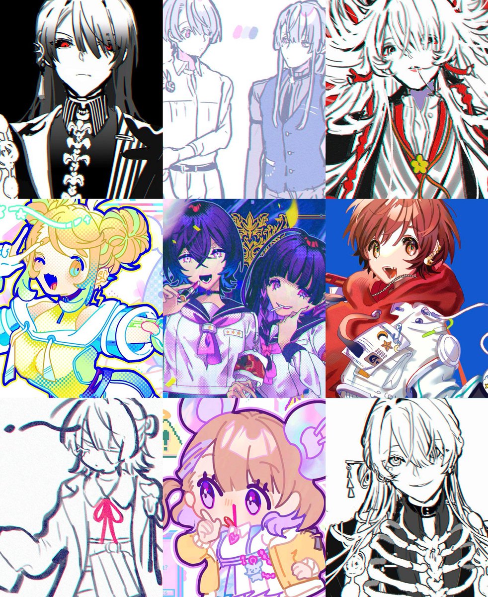 #今月描いた絵を晒そう 
