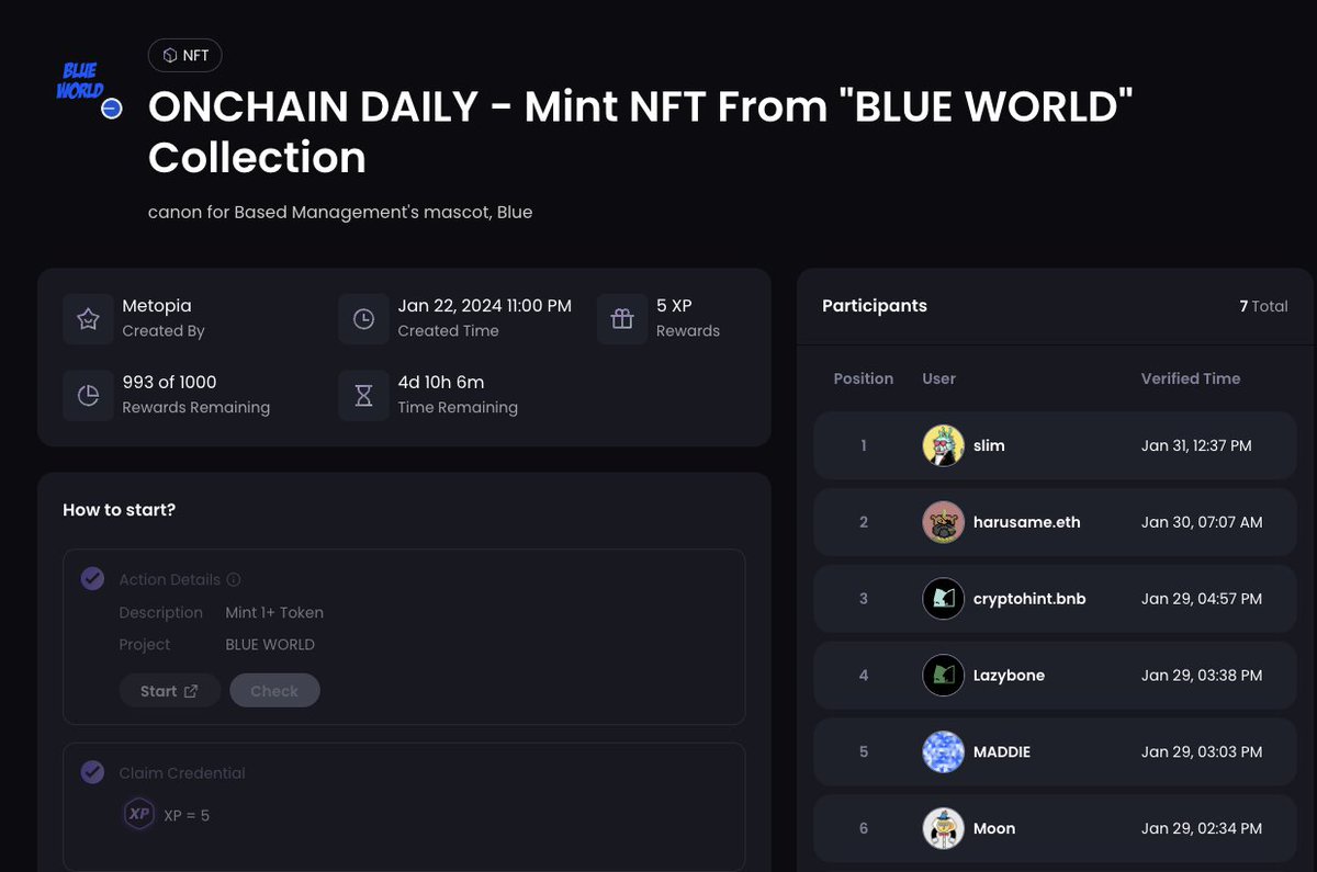 Minted the <a href="/JoinBasedMgmt/">Based Management</a> Blue NFT today and verified it on <a href="/Metopia_xyz/">Metopia</a>!