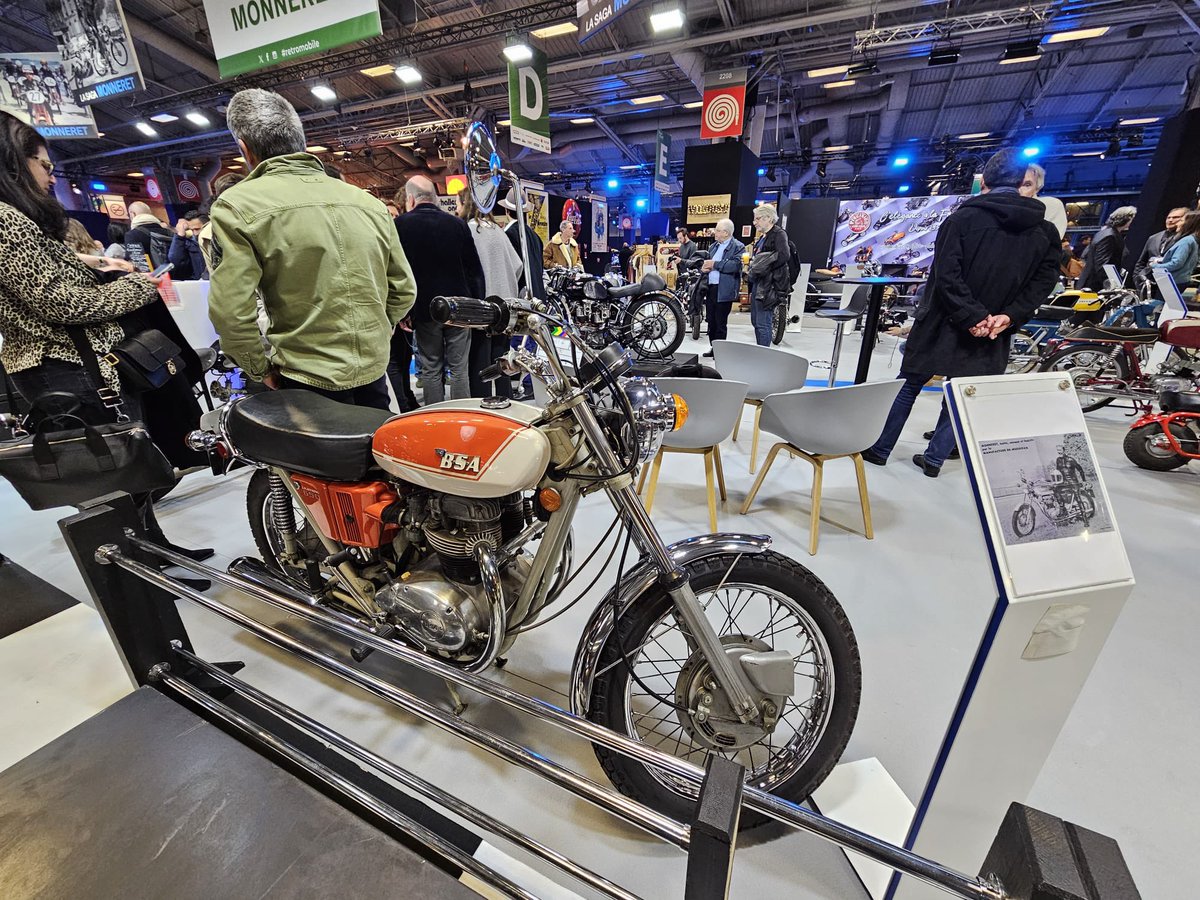 Quelques unes des plus belles motos de l’histoire de BSA sont à Rétromobile, depuis hier soir. Fier de notre marque légendaire, depuis 1903 ! 

#BSAisback