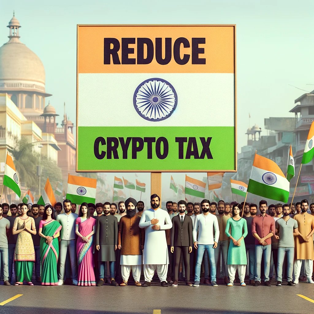 Today is the Last day to raise your voice against Higher Crypto Taxs in India Tomorrow Finance Minister Nirmala Sitharaman will present the sixth budget of her tenure in Parliament at 11 am.  
we need only 3 things  
👉TDS must reduce to 0.001%  
👉Tax should be Slab Wise