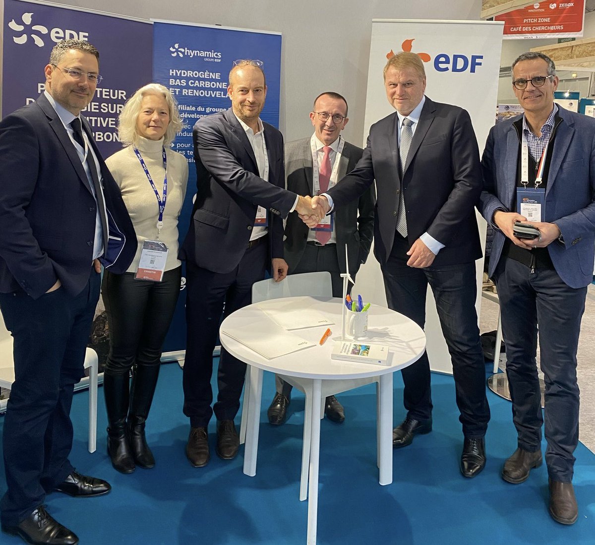 EDF s’engage comme partenaire stratégique de l’institut de décarbonation maritime #MEET2050.
 
En accord avec notre raison d’être, nous souhaitons apporter notre contribution pour accélérer l’innovation de rupture et l’émergence de nouvelles solutions.