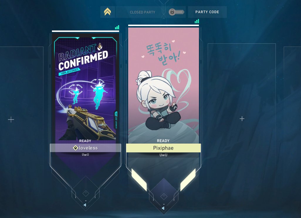 pixiphae's tweet photo. I finally got a card I wanted in the accessory store!

#valorant #valorantstreamer https://t.co/BVe8noiyNm