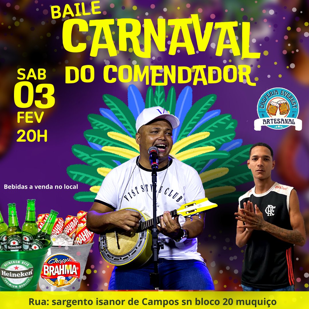 PRÉ  CARNAVAL DO COMENDADOR