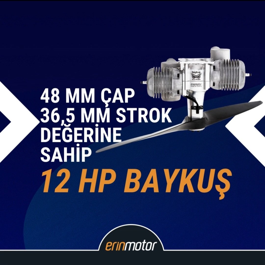 erinmotor's tweet photo. 48 mm çap ve 36,5 mm strok değerine sahip 12 HP motorumuz “Baykuş”, İHA’lara özel olarak geliştirildi.

#erinmotor #Baykuş #iha #güç #motor #teknoloji #yerligüç #ekü #yazılım #haritalama #mapsensörü #speedol https://t.co/EtGq0r92QB