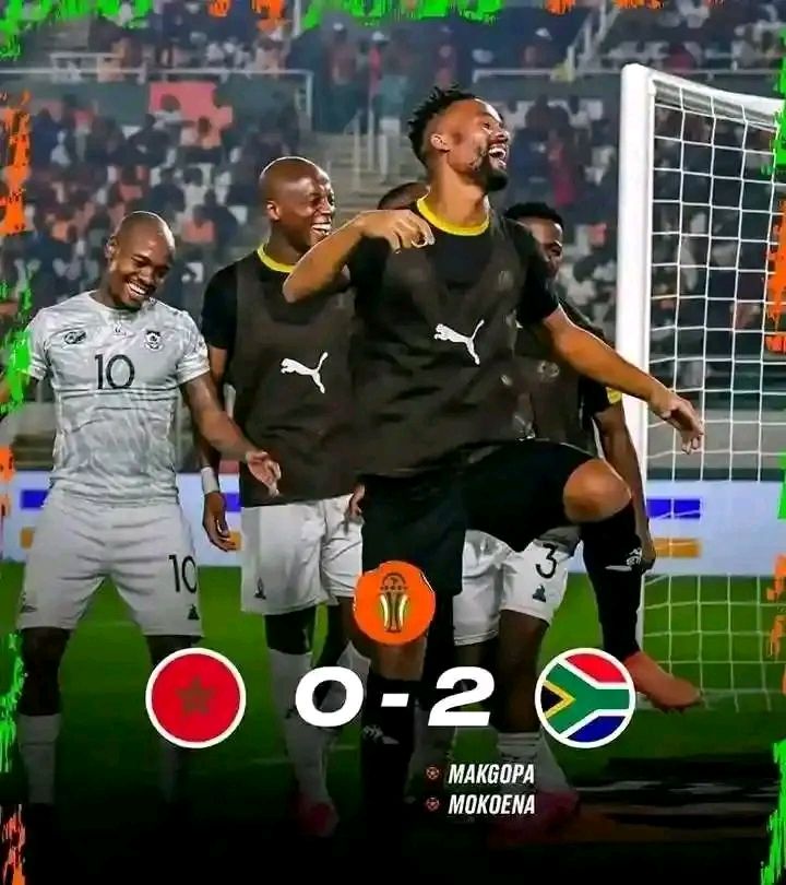 South Africa eliminates Morocco out of #AFCON. Another big shock in this tournament. 

This is one of the best AFCON of all time. 

#SouthAfrica #Morocco  #TheAfricanTimesUSA #PayWithVisa